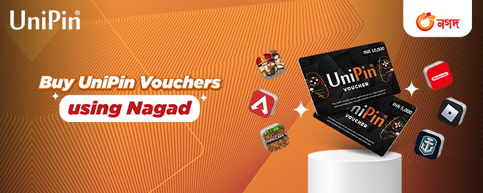 🎮✨ Purchase your UniPin voucher effortlessly with Nagad and unlock a world of gaming possibilities.